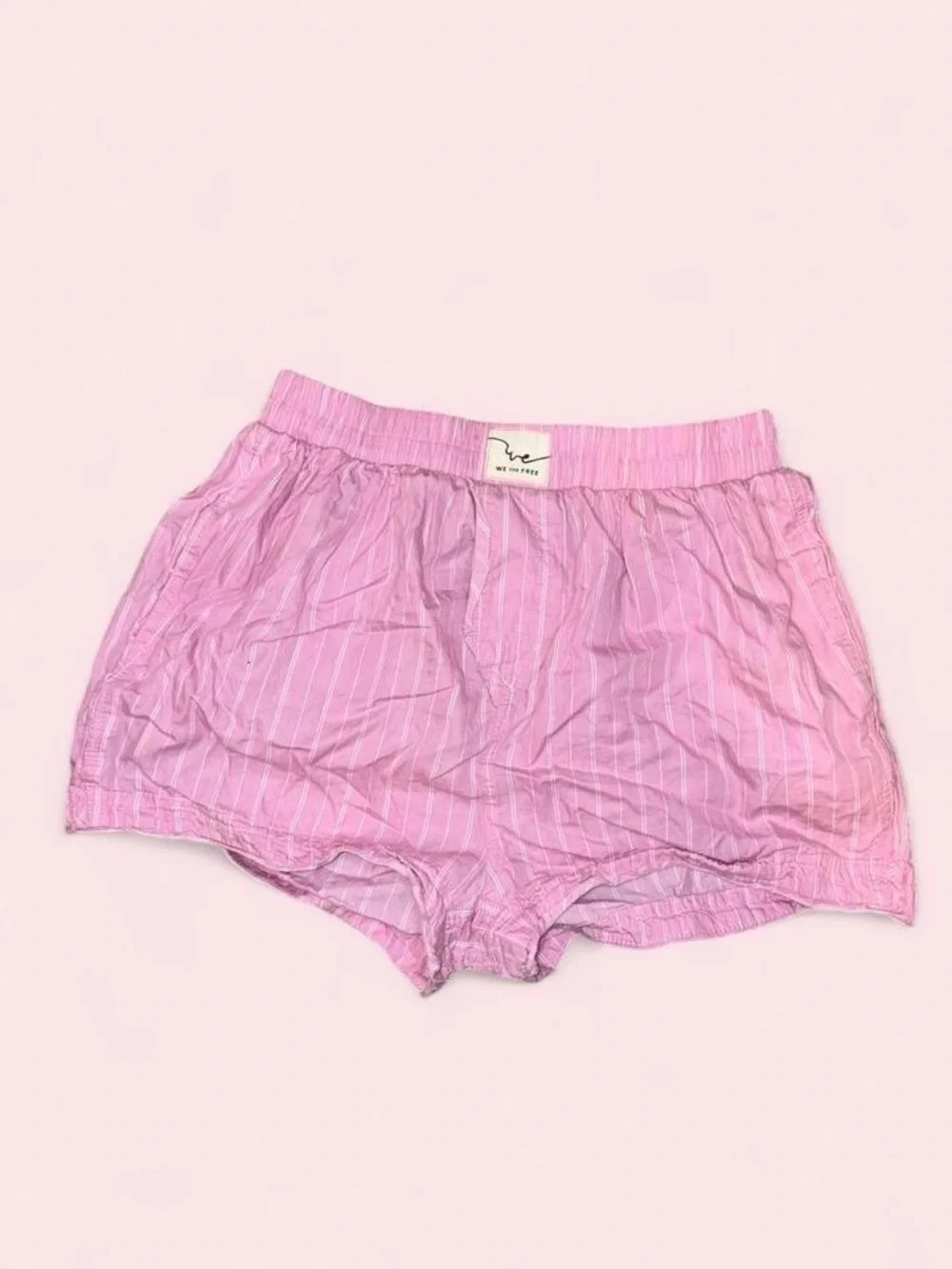 Pink Pinstripe Cotton Boxers